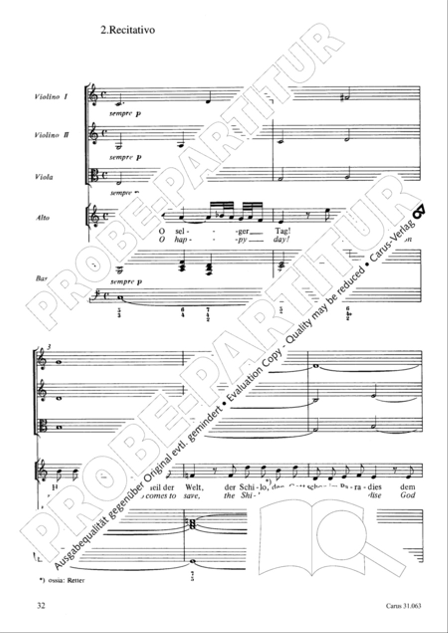 Christians, etch this blessed day (Christen, atzet diesen Tag) 4-Part scores gallery preview page 33