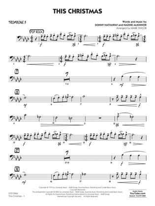 This Christmas (Key: Ab) (arr. Mark Taylor) - Trombone 3