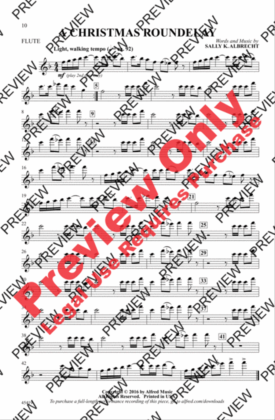 A Christmas Roundelay A Christmas Roundelay Women's Choir scores gallery preview page 10