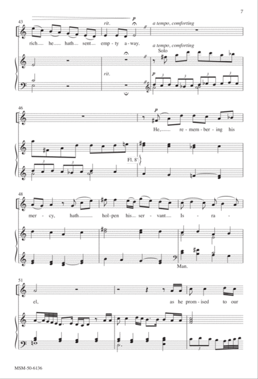 Magnificat and Nunc dimittis 2-Part scores gallery preview page 6