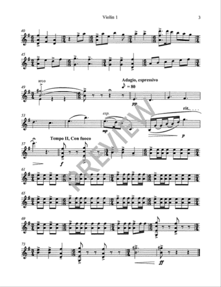 Five Hebrew Love Songs (String Parts) Choir scores gallery preview page 5