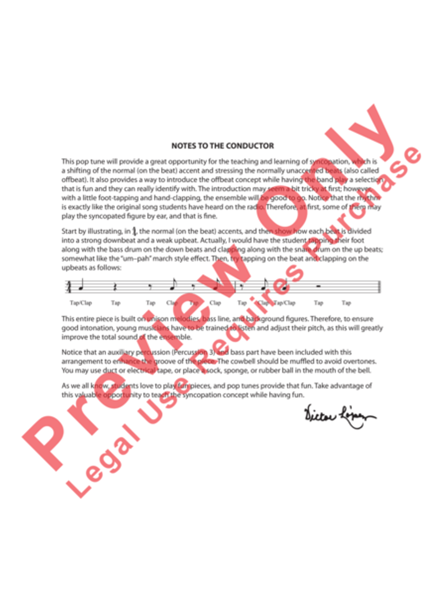 Like Money Concert Band scores gallery preview page 3