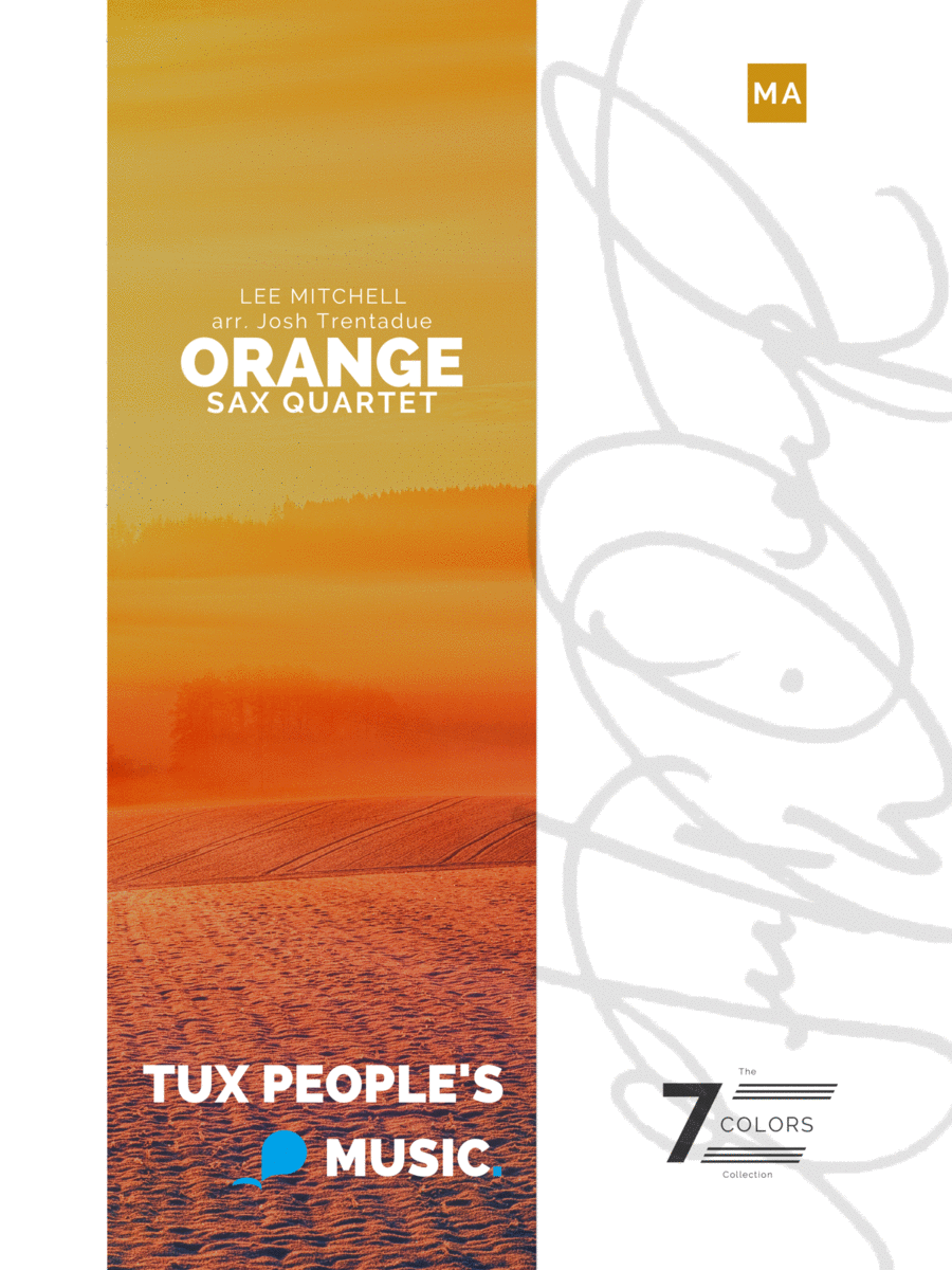 Orange Orange Saxophone Quartet scores gallery preview page 1