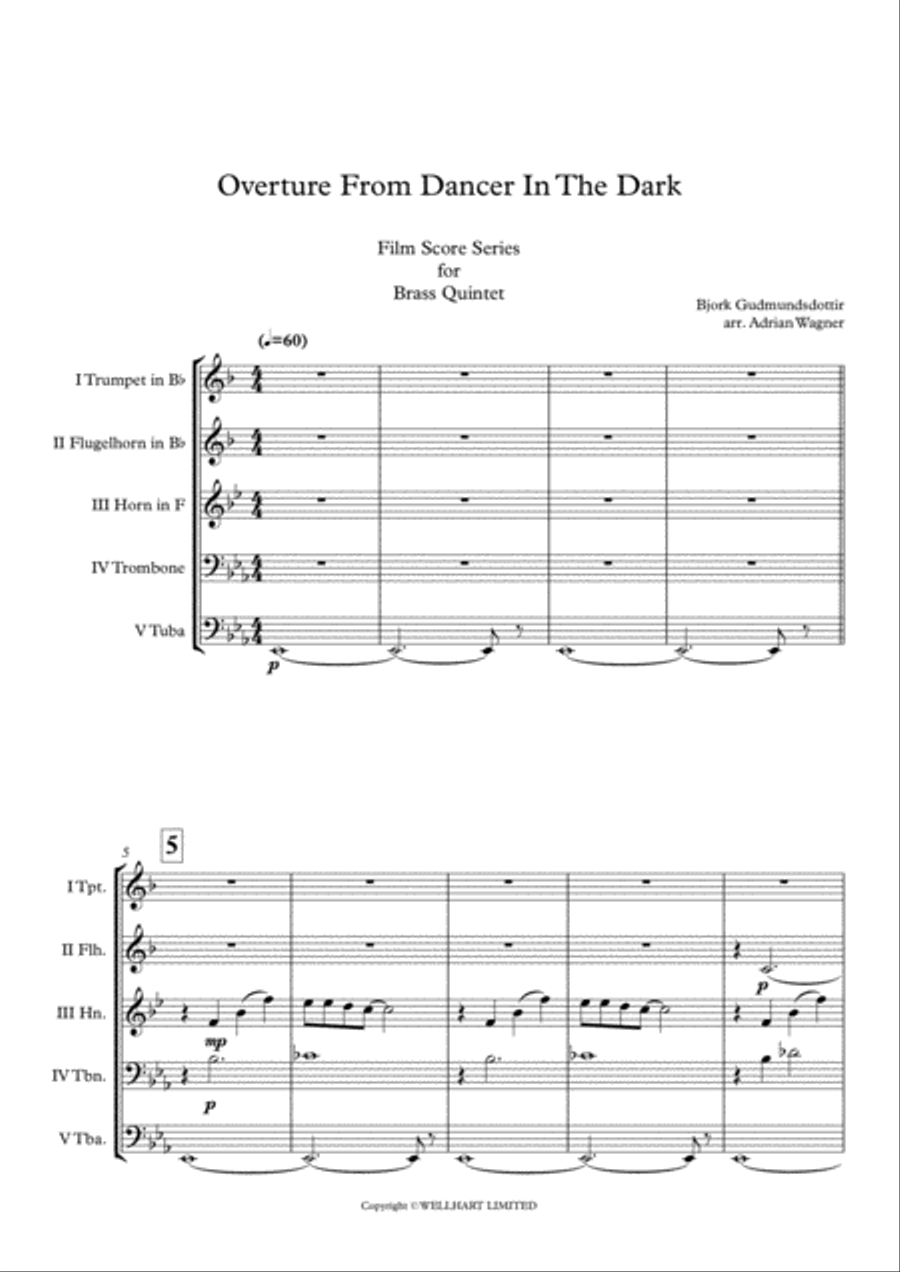 Overture Brass Quintet scores gallery preview page 3