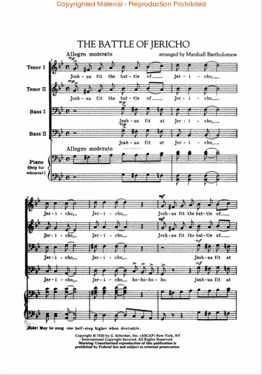 Traditional Spirituals TTBB scores gallery preview page 2