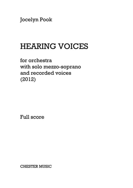 Hearing Voices  Sheet Music