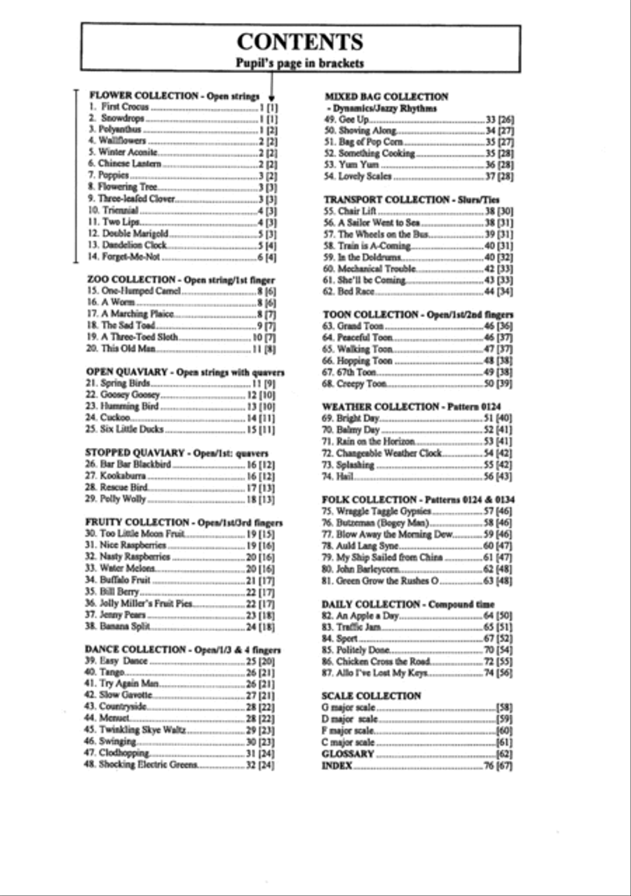 Flower Collection Collections for Cello Student Book Volume 1 Cello Solo scores gallery preview page 5