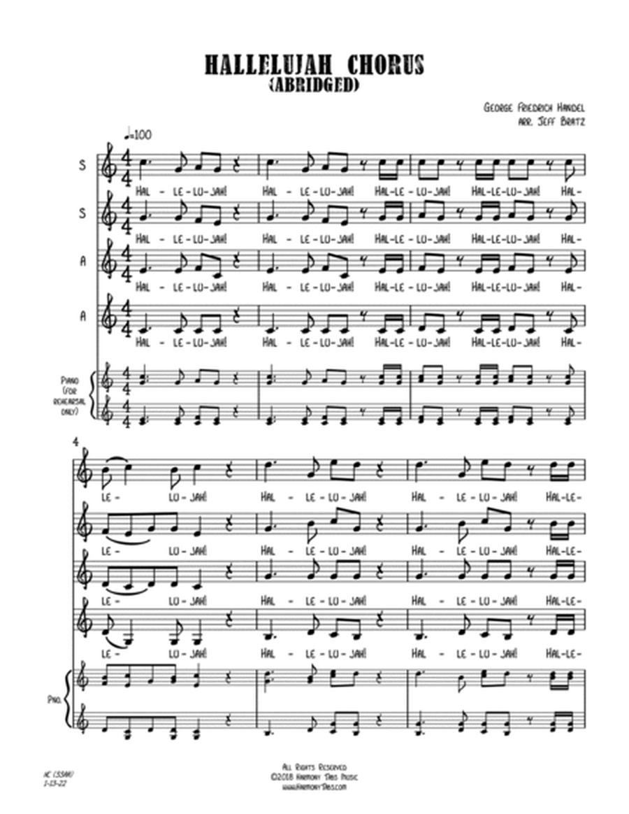 Hallelujah Chorus (Abridged) image number null