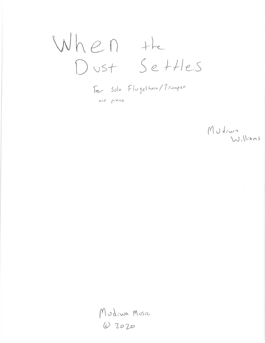 When the Dust Settles Chamber Music scores gallery preview page 1