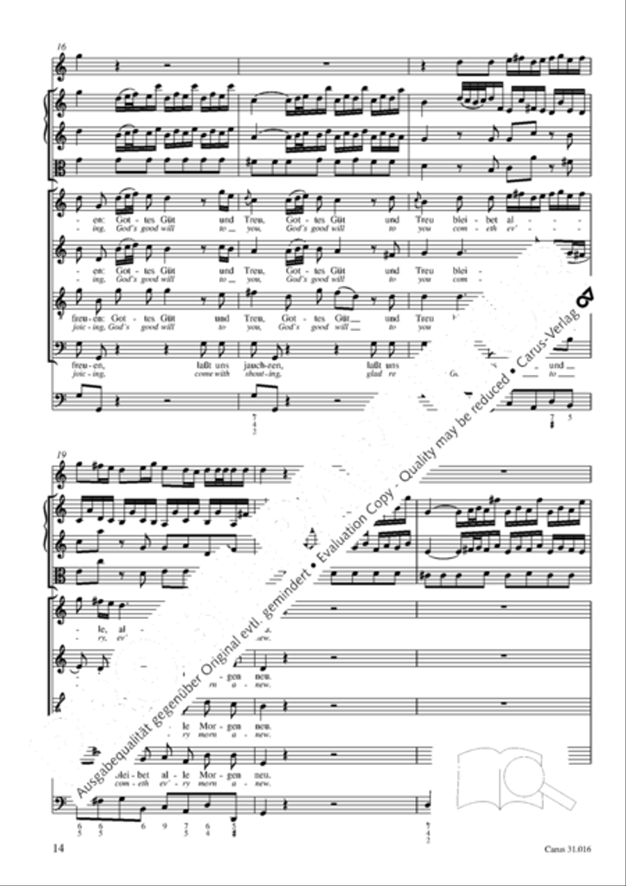 Lord God, thy praise we sing (Herr Gott, dich loben wir) ATB scores gallery preview page 15
