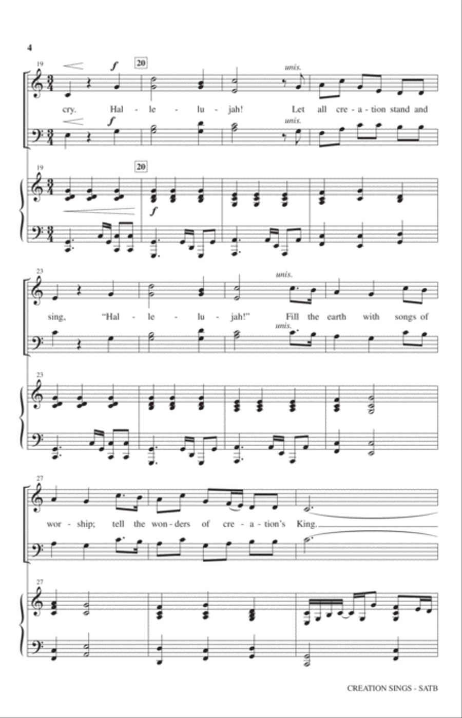 Creation Sings Creation Sings 4-Part scores gallery preview page 3