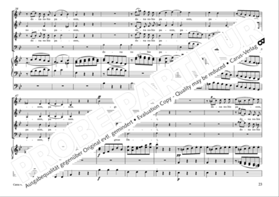 Missa brevis Sti. Joannis de Deo (Kleine Orgelsolomesse) 4-Part scores gallery preview page 24