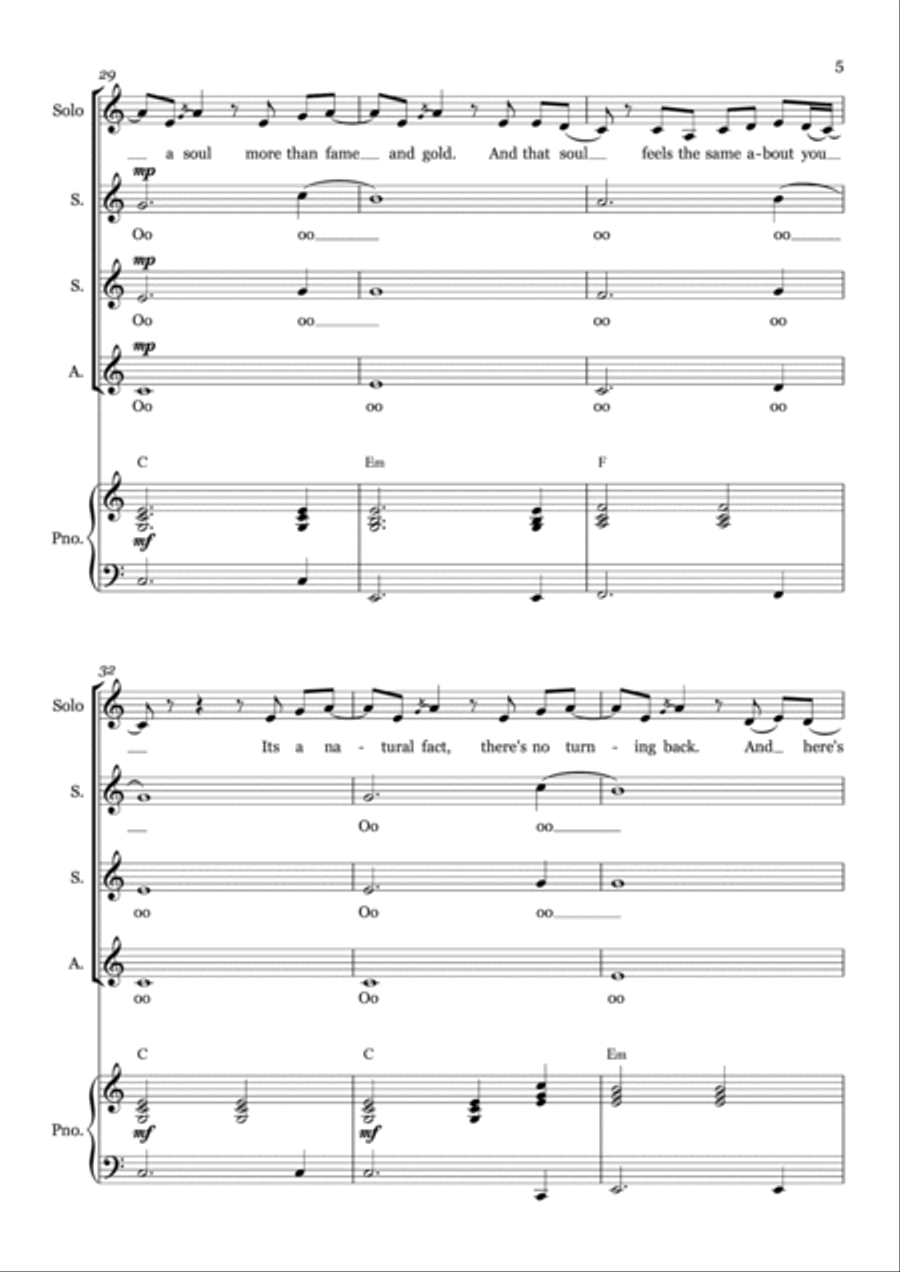 You And Me SSA scores gallery preview page 5
