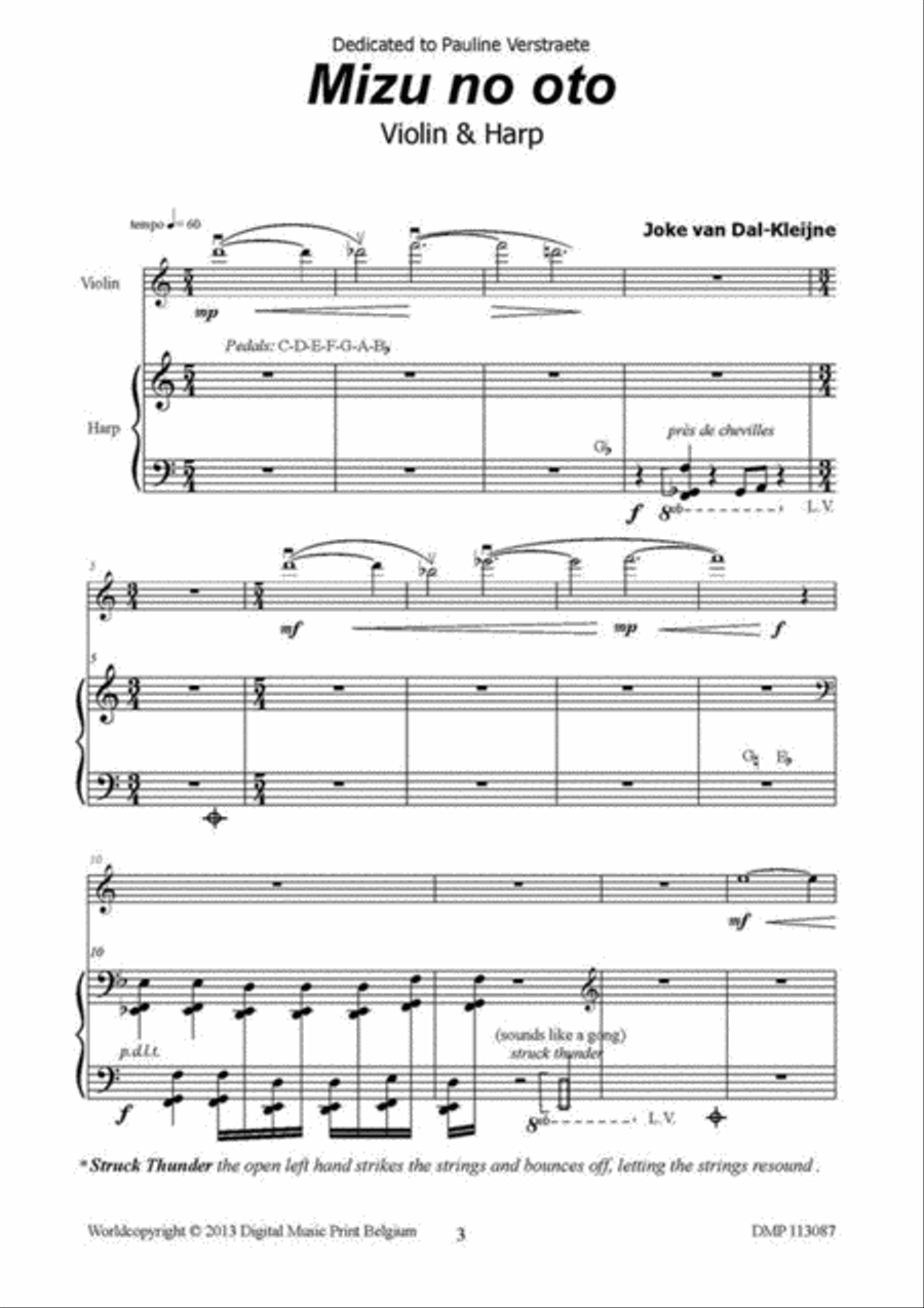 Mizu No Oto Harp scores gallery preview page 2