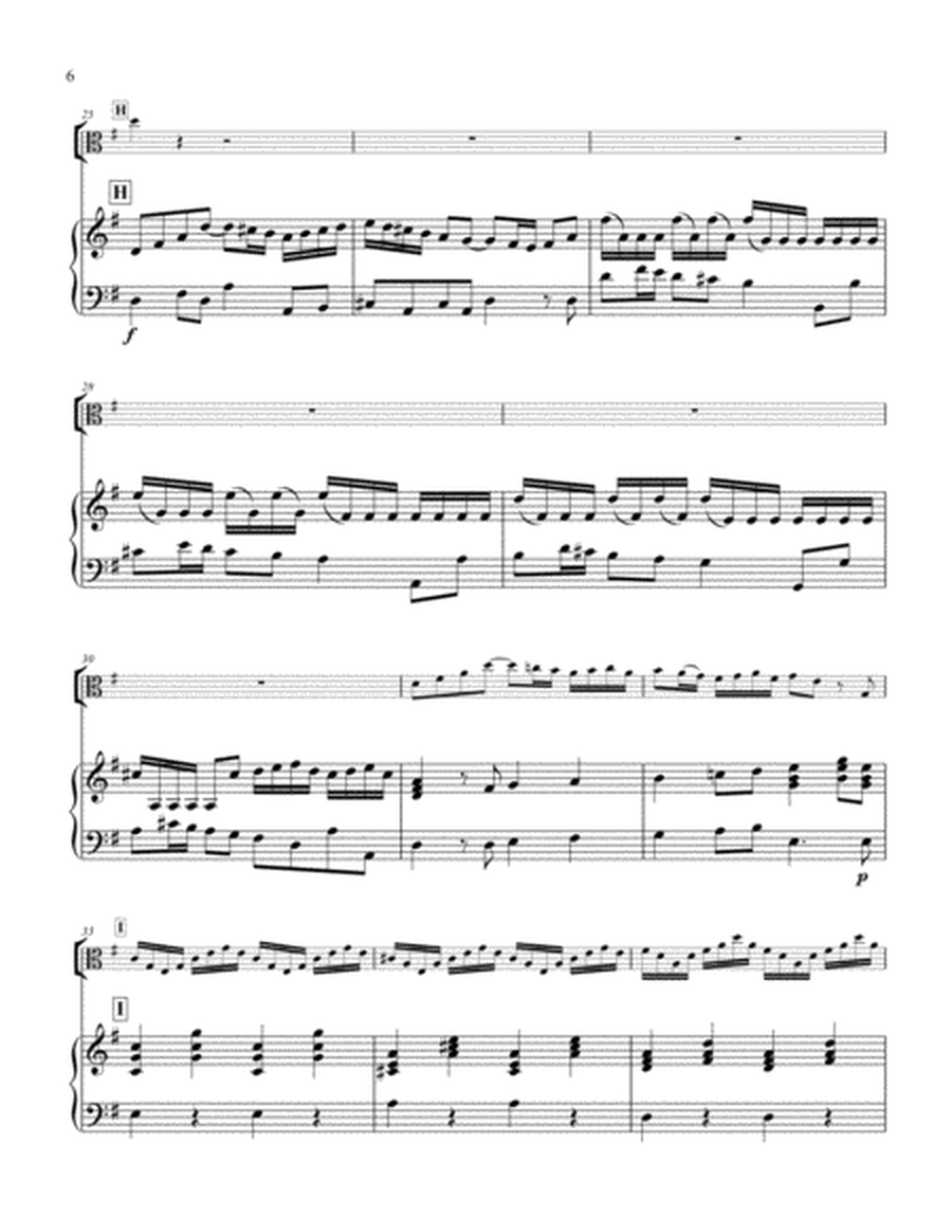 Telemann Viola Concerto in G for Keyboard and Viola Solo image number null