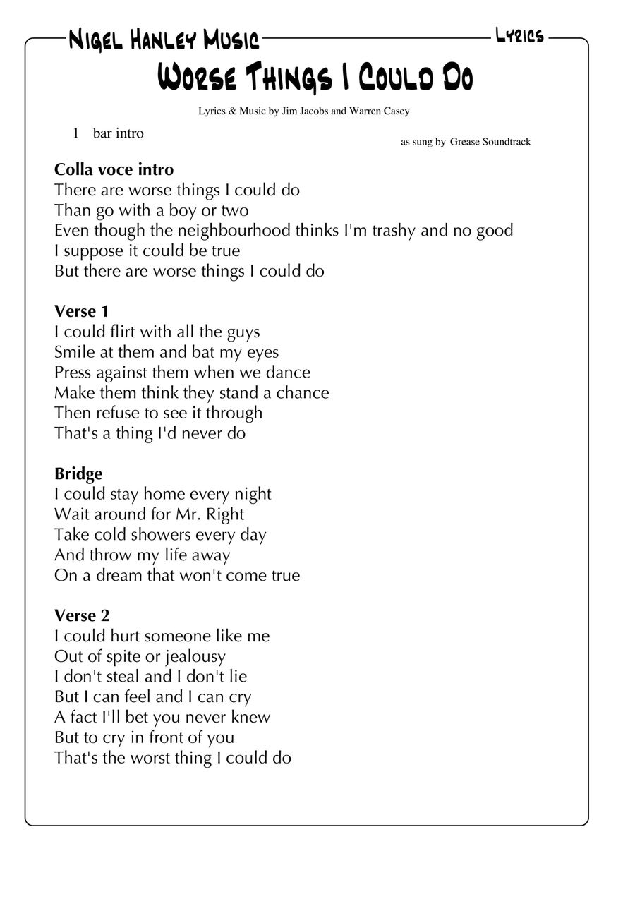 There Are Worse Things I Could Do Jazz Ensemble scores gallery preview page 4