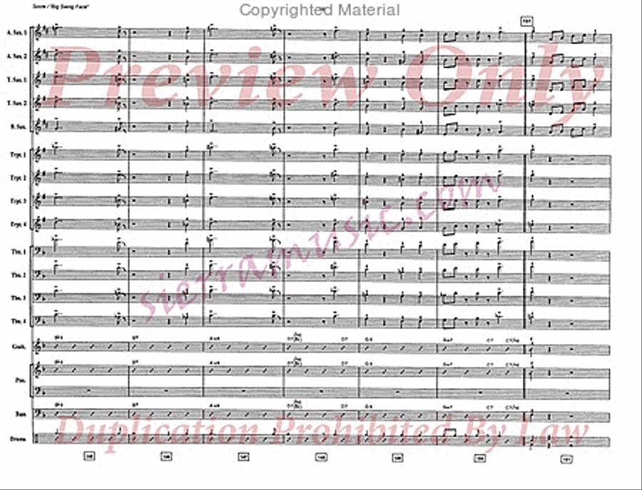 Big Swing Face Jazz Ensemble scores gallery preview page 19