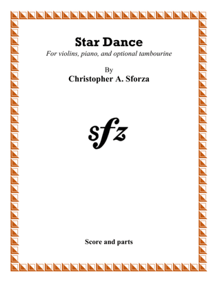 Star Dance, for violins, piano, and optional tambourine