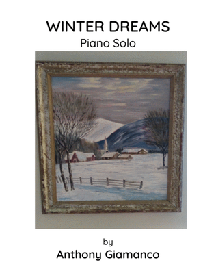 Book cover for WINTER DREAMS - piano solo