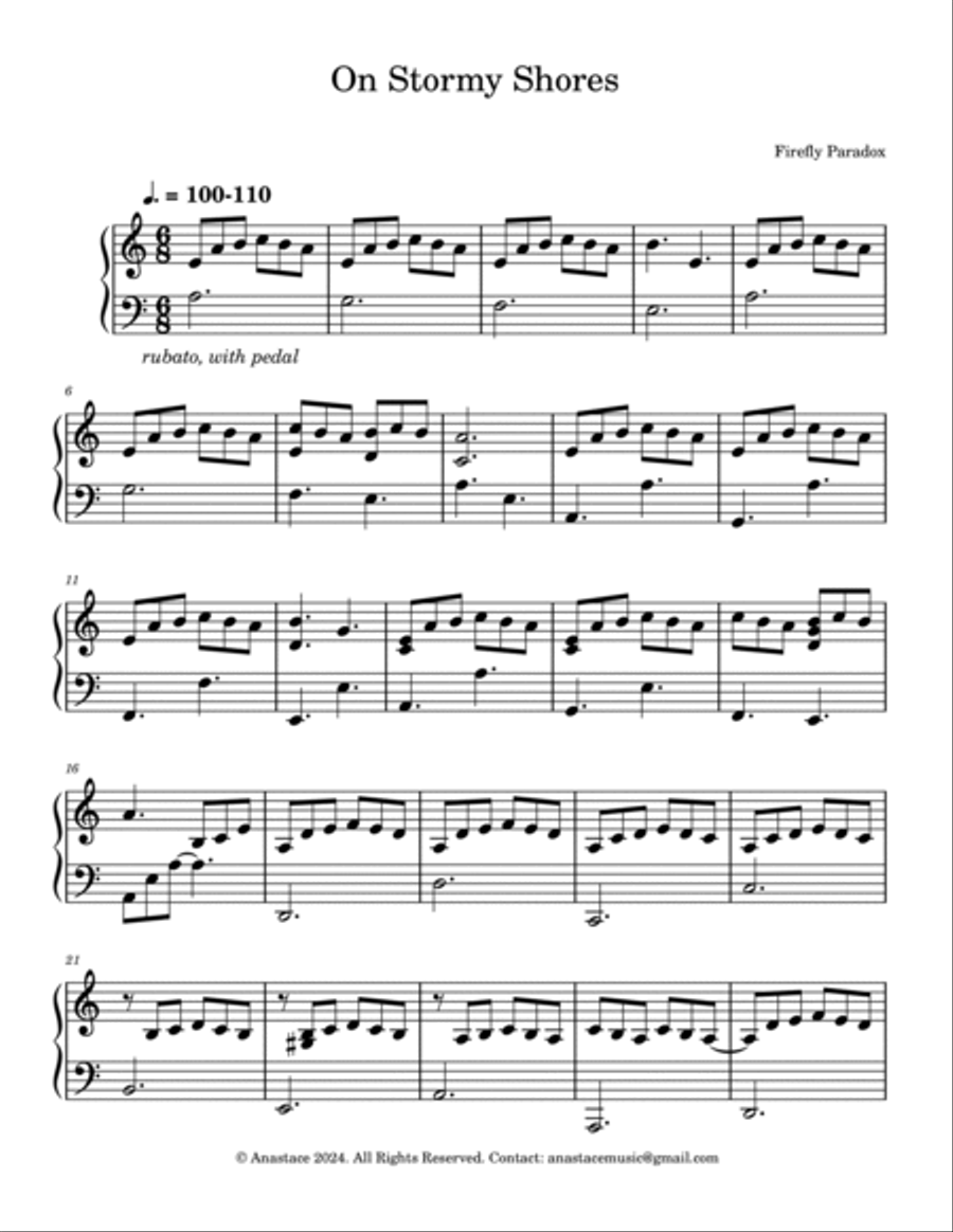 On Stormy Shores Piano Method scores gallery preview page 2