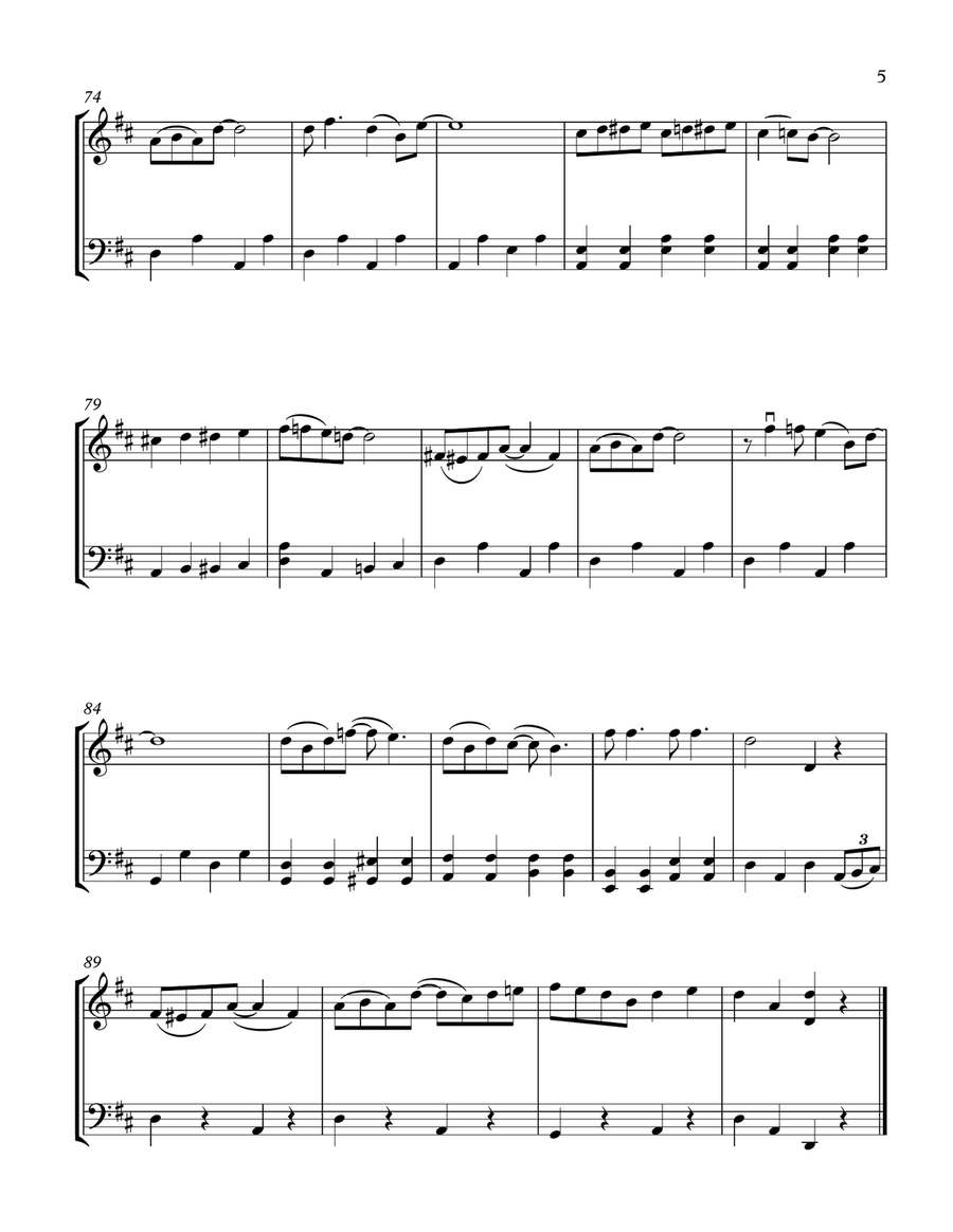 When I'm Sixty-Four String Duet scores gallery preview page 5