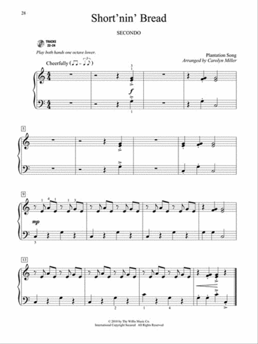 Teaching Little Fingers to Play More Easy Duets Piano Method scores gallery preview page 8