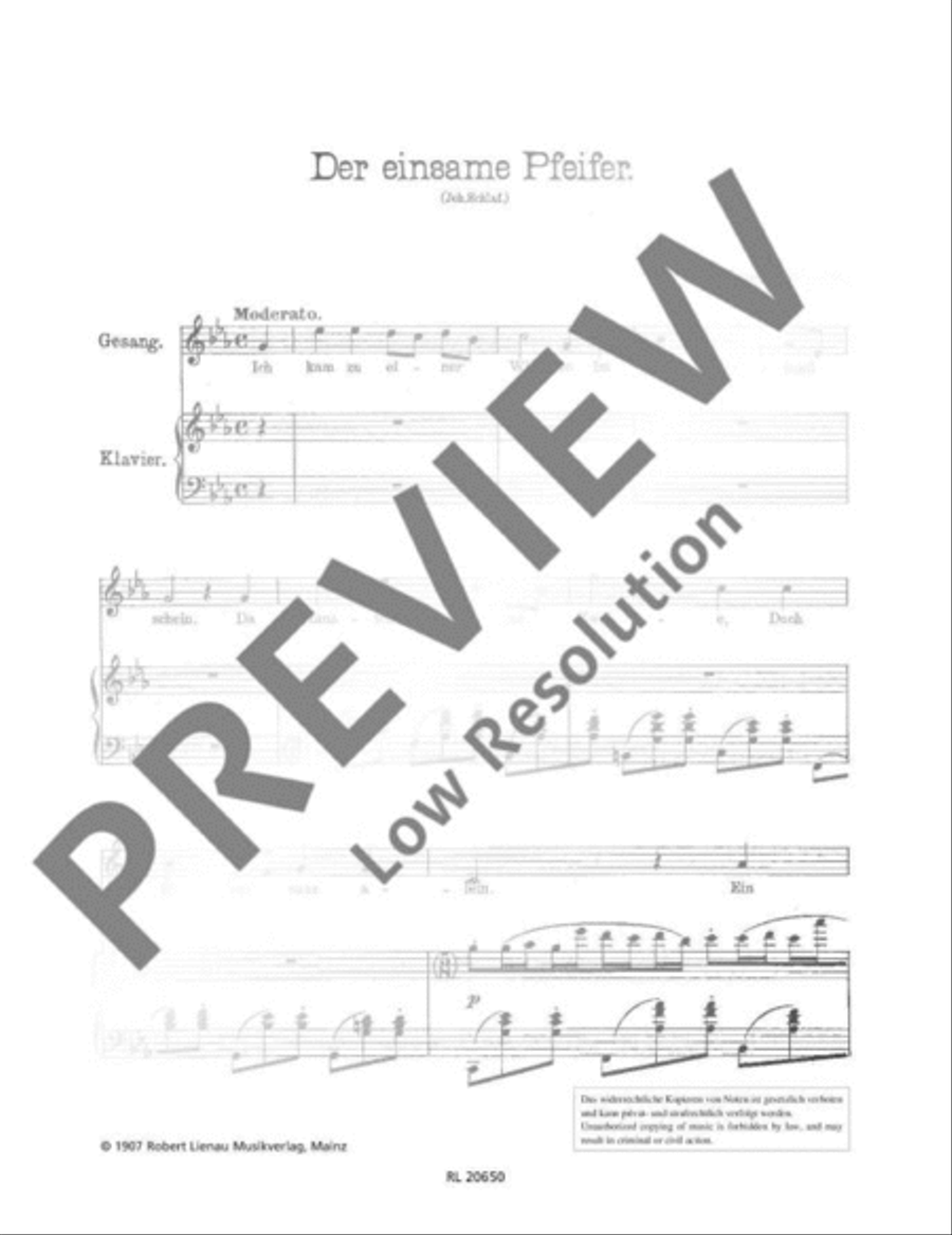 Drei Lieder Medium Voice scores gallery preview page 4