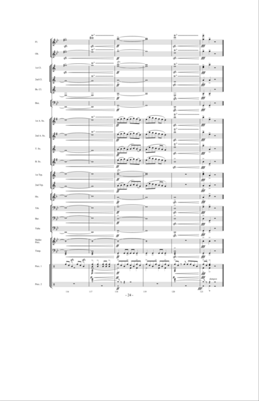 Legend of the Queen Anne's Revenge Concert Band scores gallery preview page 23