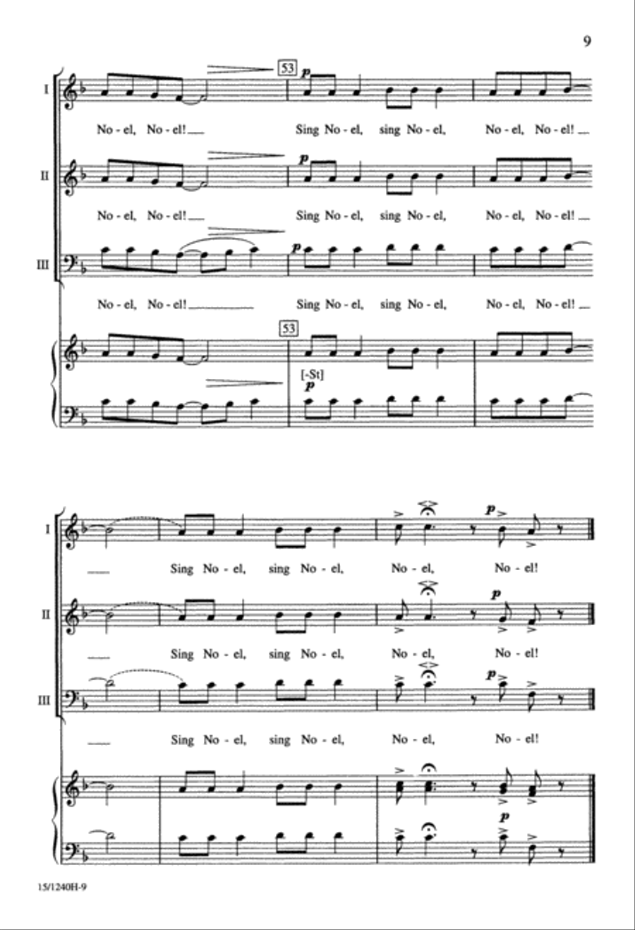 African Noel 3-Part scores gallery preview page 9