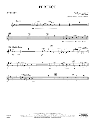 Perfect (arr. Michael Brown) - Bb Trumpet 2