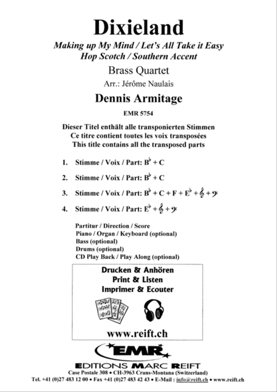 Dixieland Brass Ensemble scores gallery preview page 2