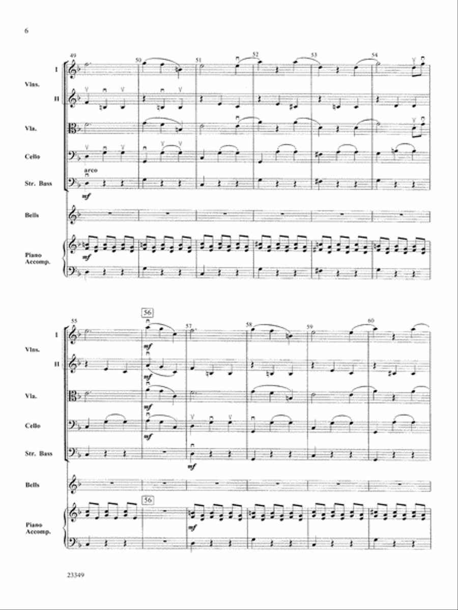 Roses from the South Waltzes: Score String Orchestra scores gallery preview page 6