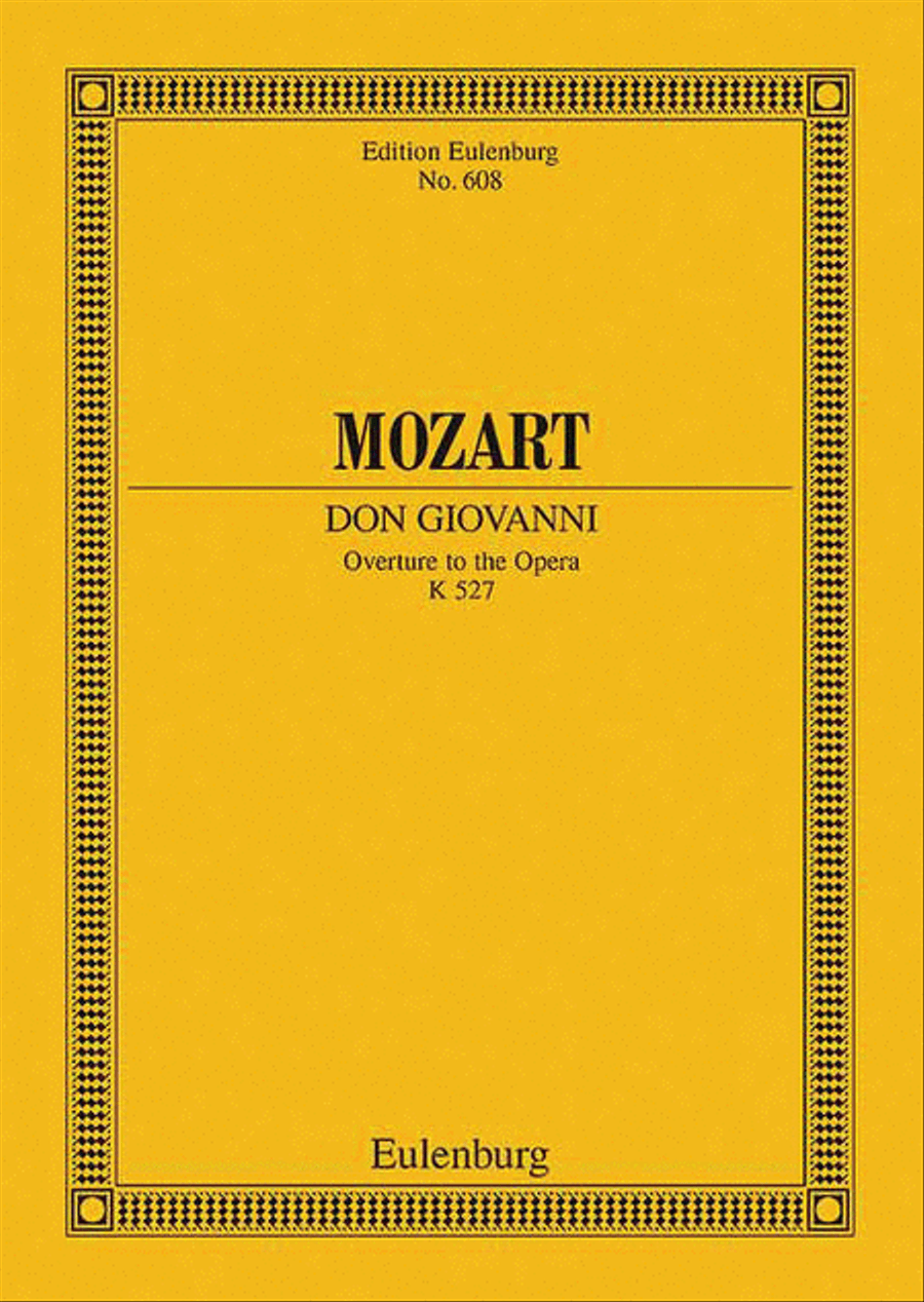 Don Giovanni, K. 527 Orchestra scores gallery preview page 1