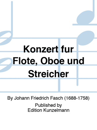 Book cover for Concerto for flute, oboe and strings