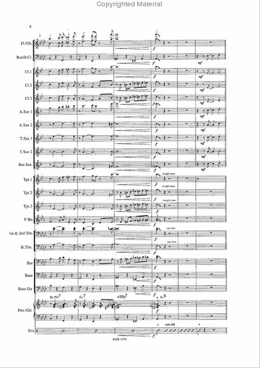 Sweet Sue - Just You Sweet Sue - Just You Concert Band scores gallery preview page 4