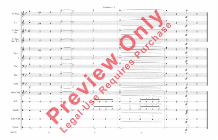 Cartoon Capers Marching Band scores gallery preview page 4