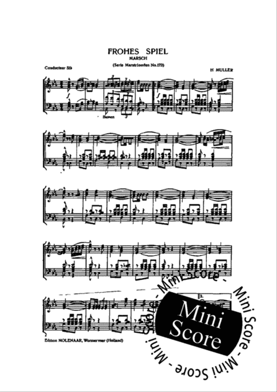 Frohes Spiel Concert Band scores gallery preview page 3