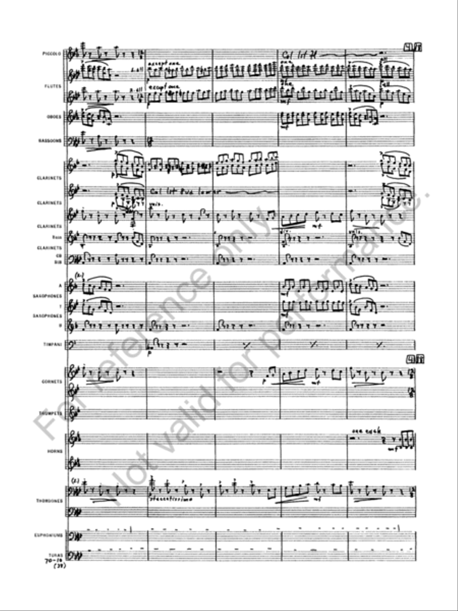 Symphony No. 6 Concert Band scores gallery preview page 12