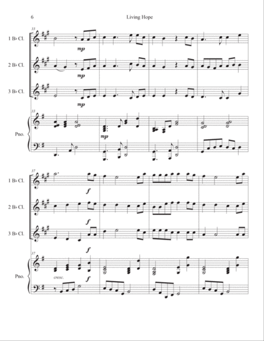 Living Hope Small Ensemble scores gallery preview page 6