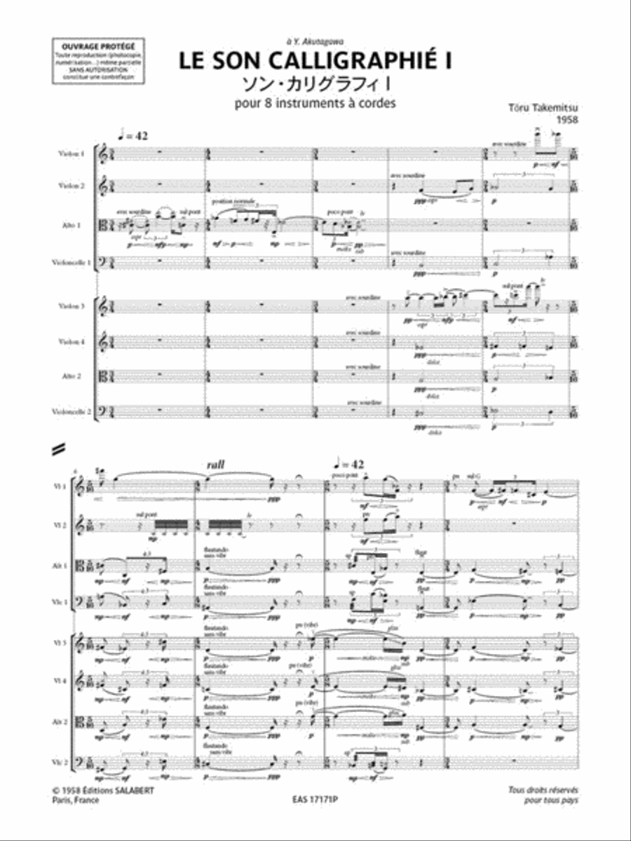Le son calligraphié I String Orchestra scores gallery preview page 2