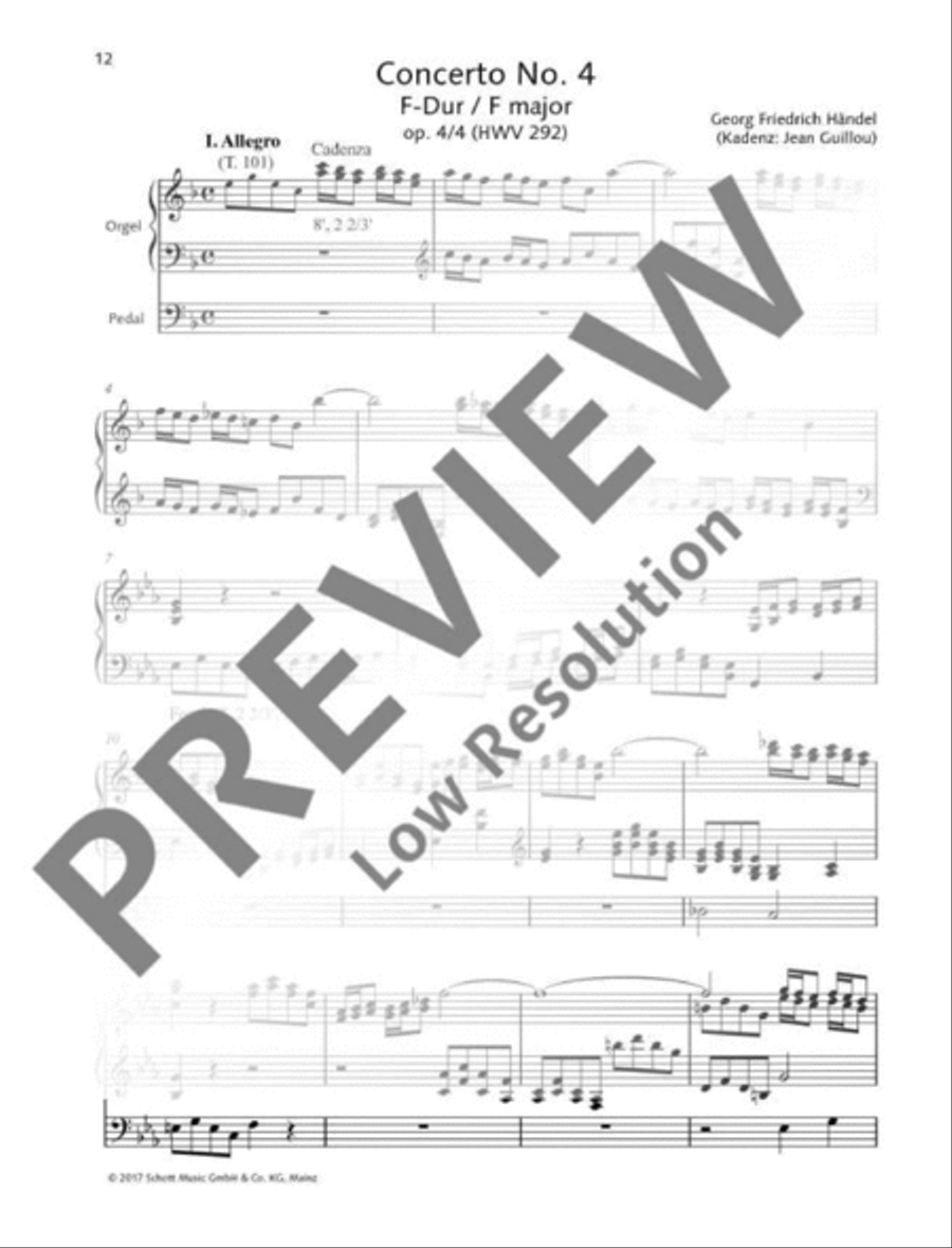 Cadenzas Organ scores gallery preview page 13
