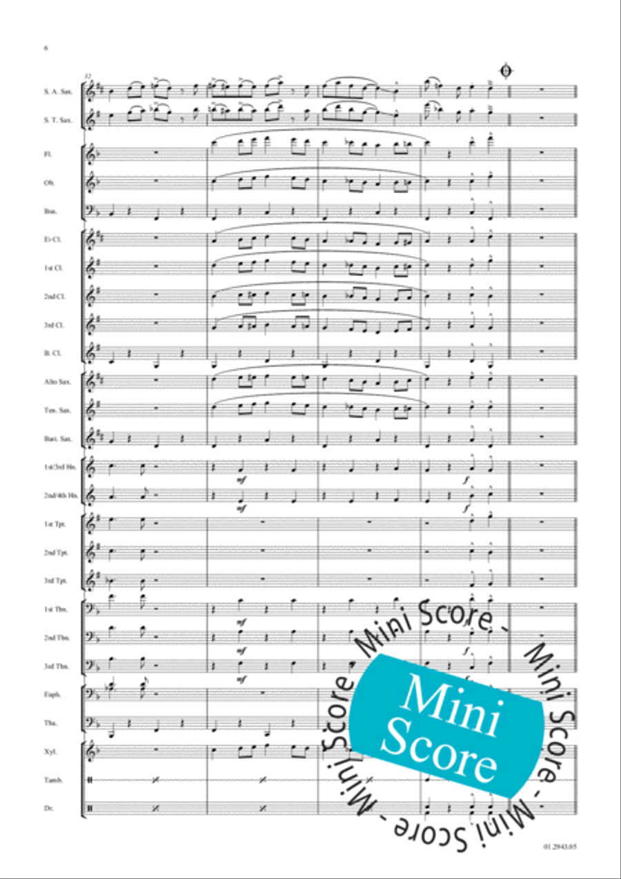 Yakety Sax Concert Band scores gallery preview page 13