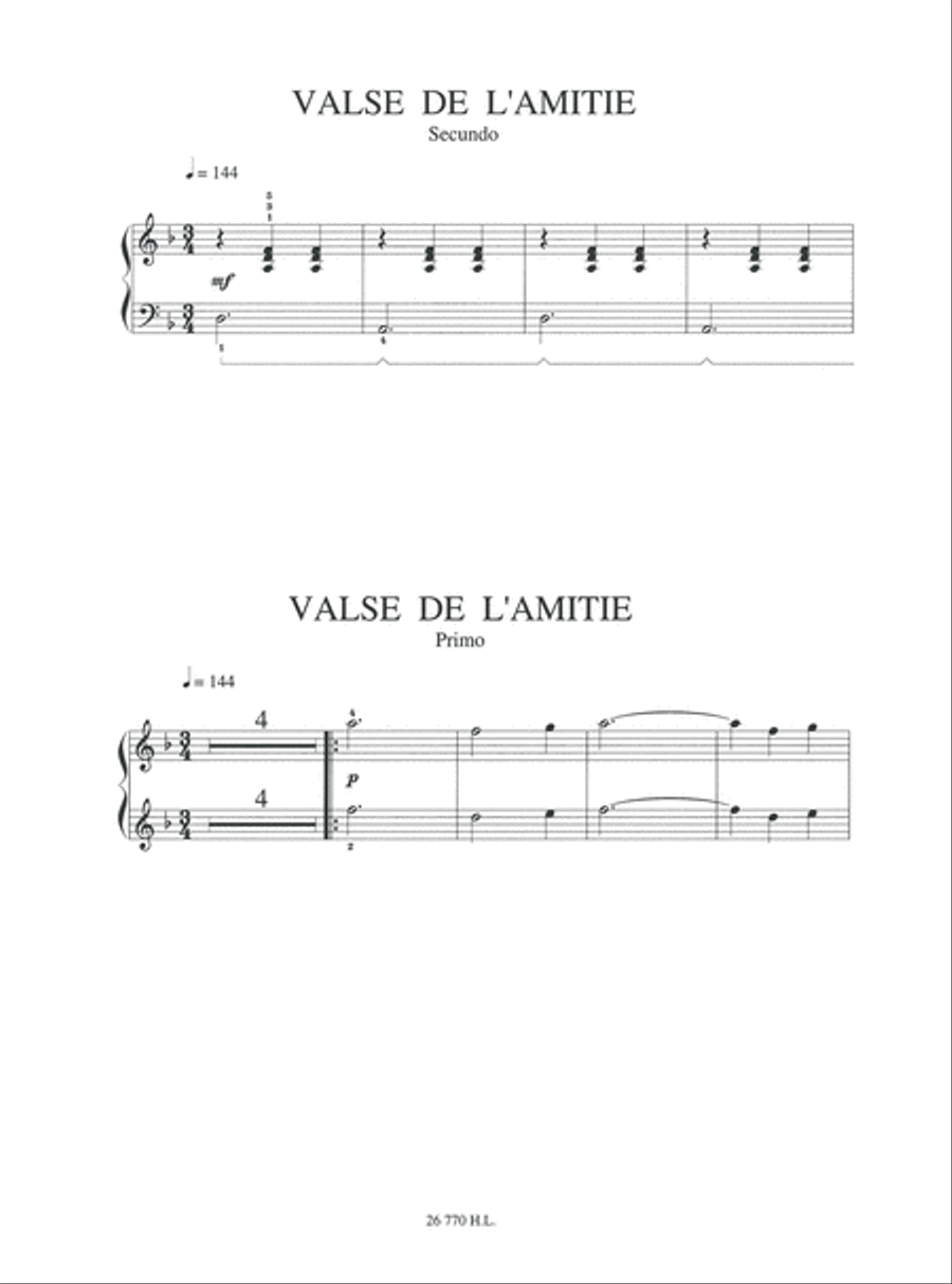 Mes premiers pas a quatre mains - Volume 2 Piano Duet scores gallery preview page 6