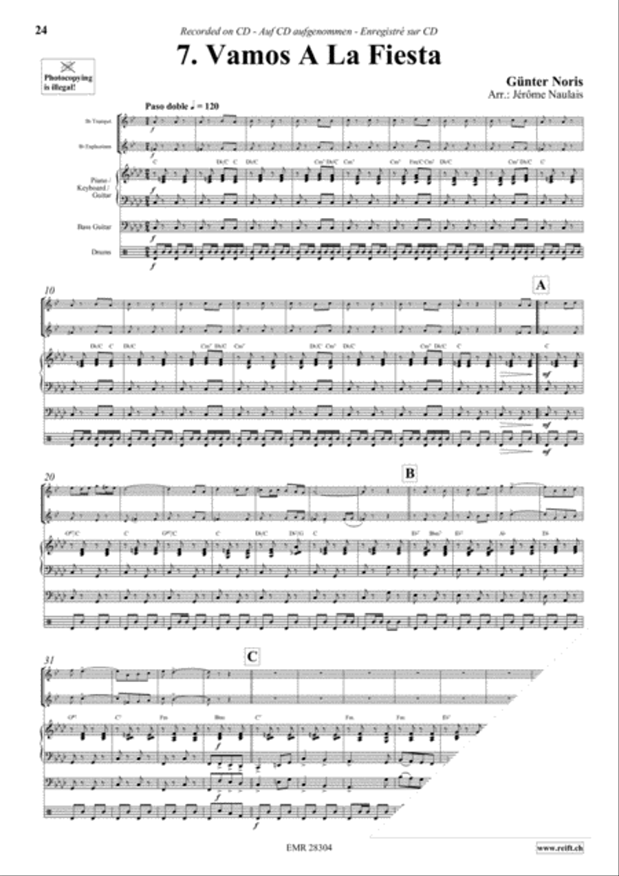 Let's Dance Volume 5 Brass Ensemble scores gallery preview page 9