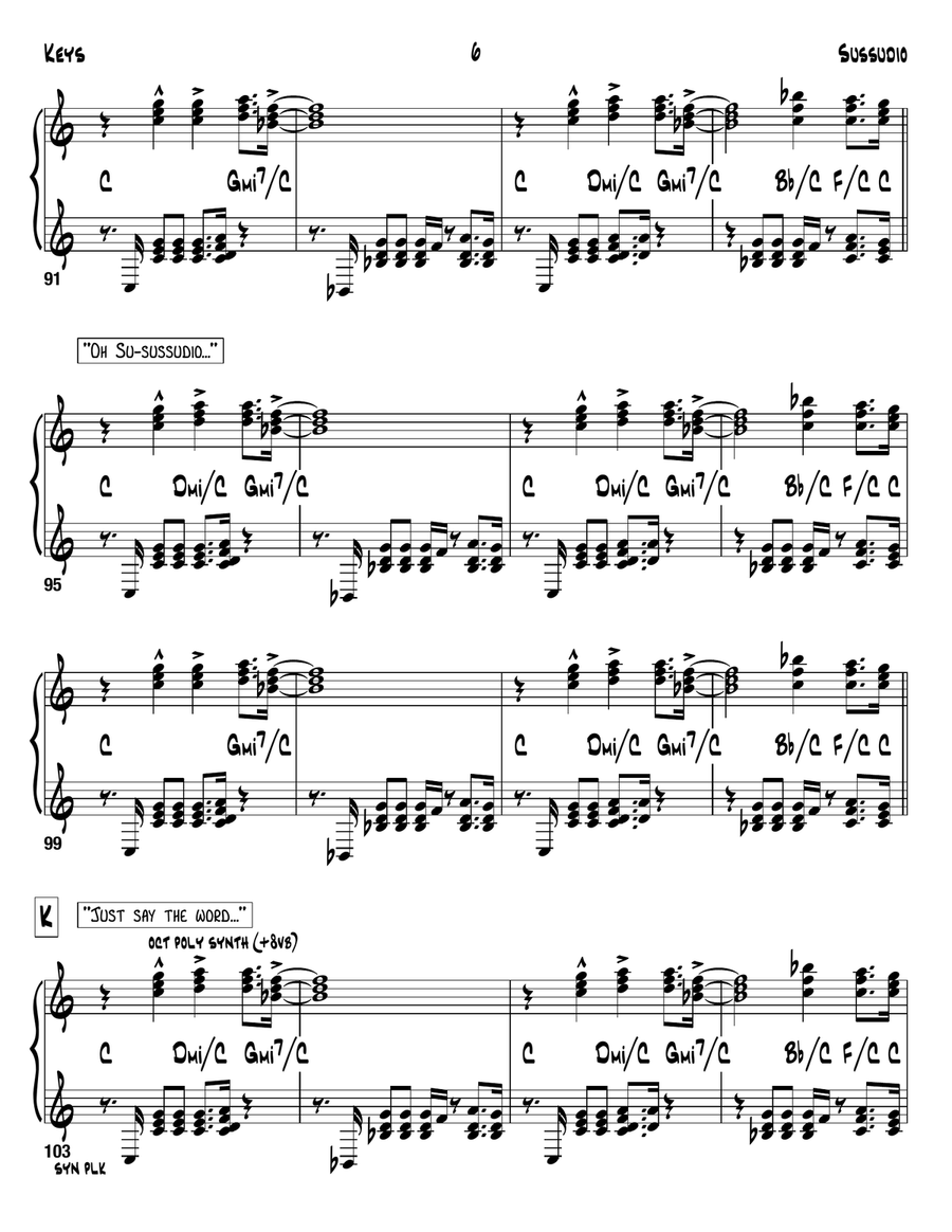 Sussudio Voice scores gallery preview page 6