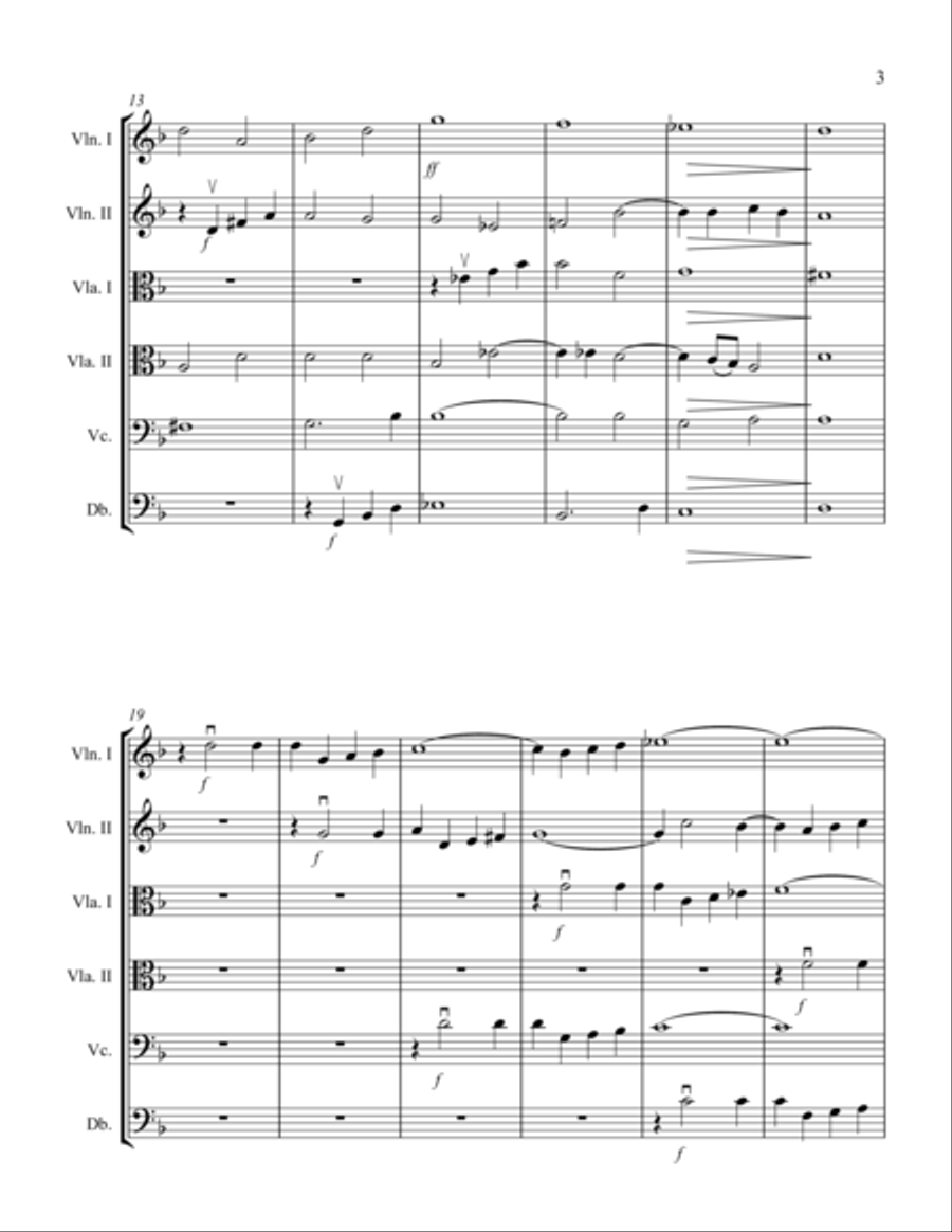 Abendlied Abendlied String Orchestra scores gallery preview page 3