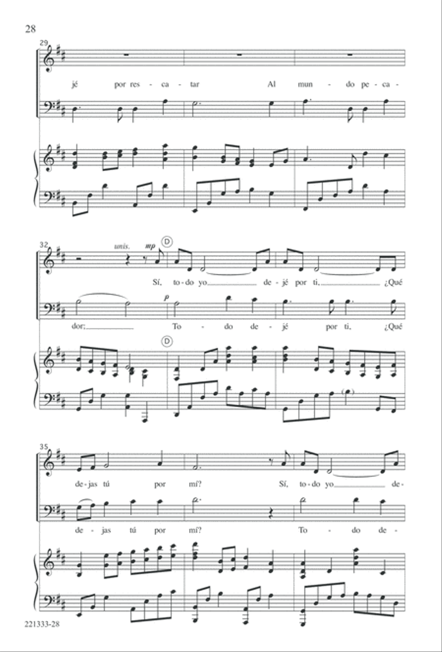 Siervos de Jesus 4-Part scores gallery preview page 32