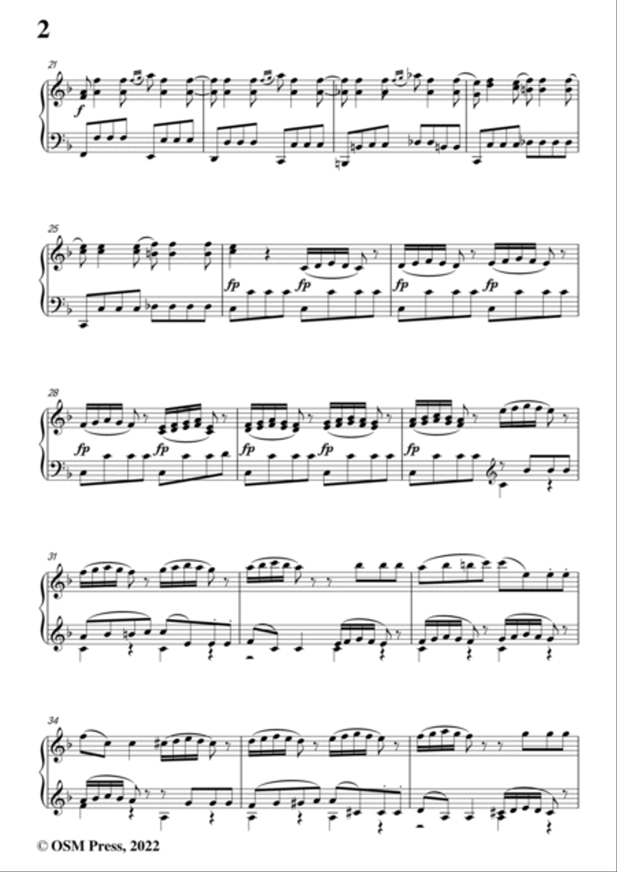 Lebrun-Oboe Concerto No.1,in d minor,for Oboe and Piano Piano scores gallery preview page 4