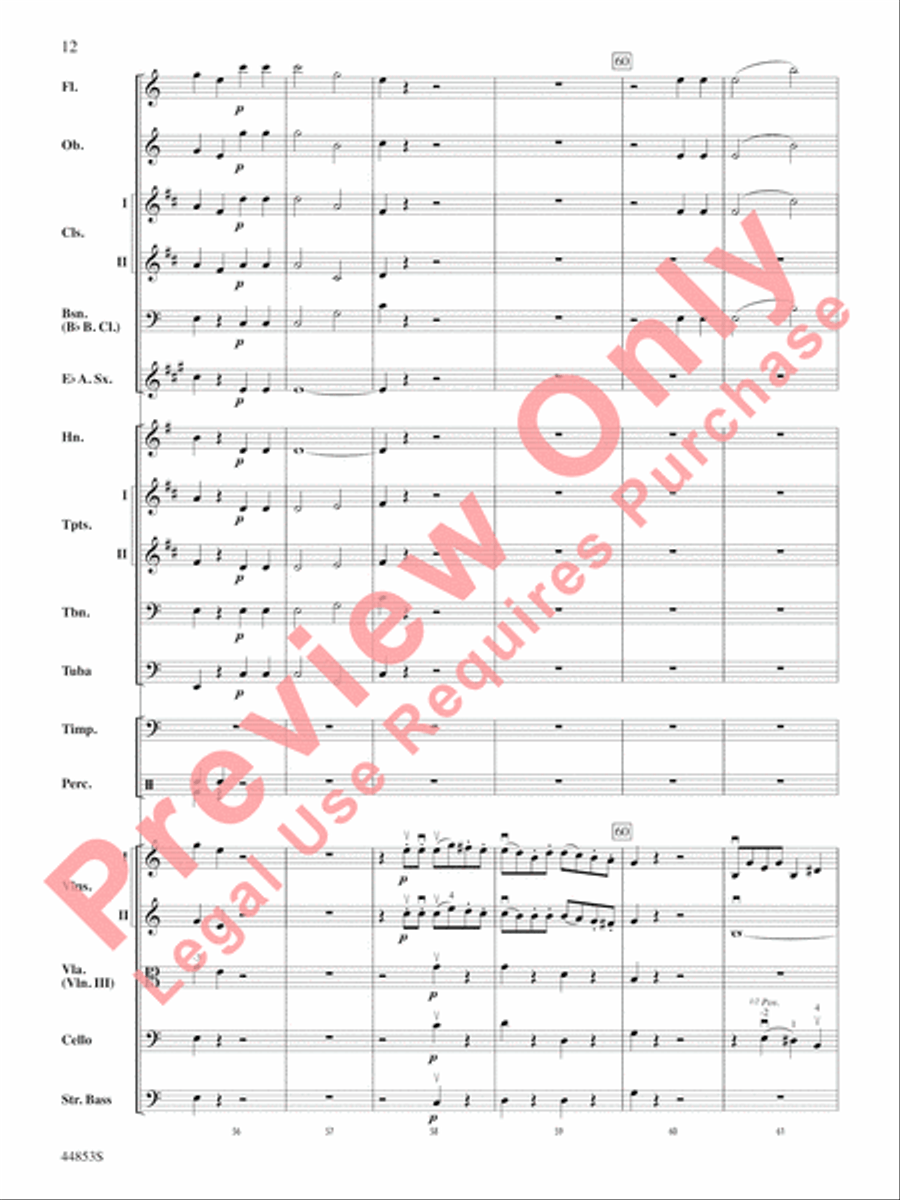 Symphony No. 36, The Linz Full Orchestra scores gallery preview page 13