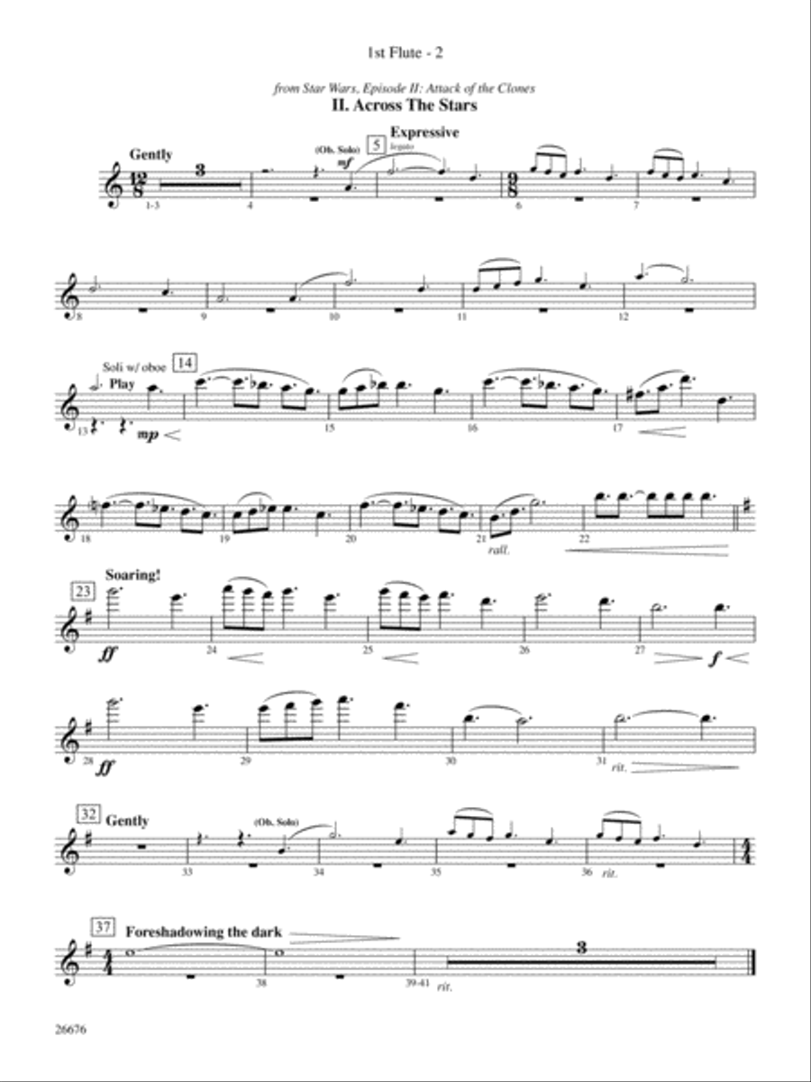 Suite from the Star Wars Epic -- Part I: Flute Full Orchestra scores gallery preview page 2